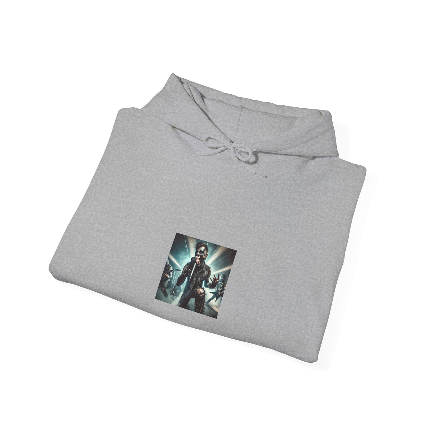 Punk Rock Vocalist Stage Energy Cozy Music Hoodie