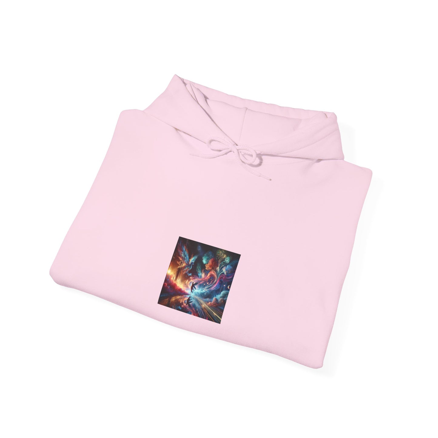 Cosmic Aurora Dancer Dreamscape Cozy Celestial Hoodie