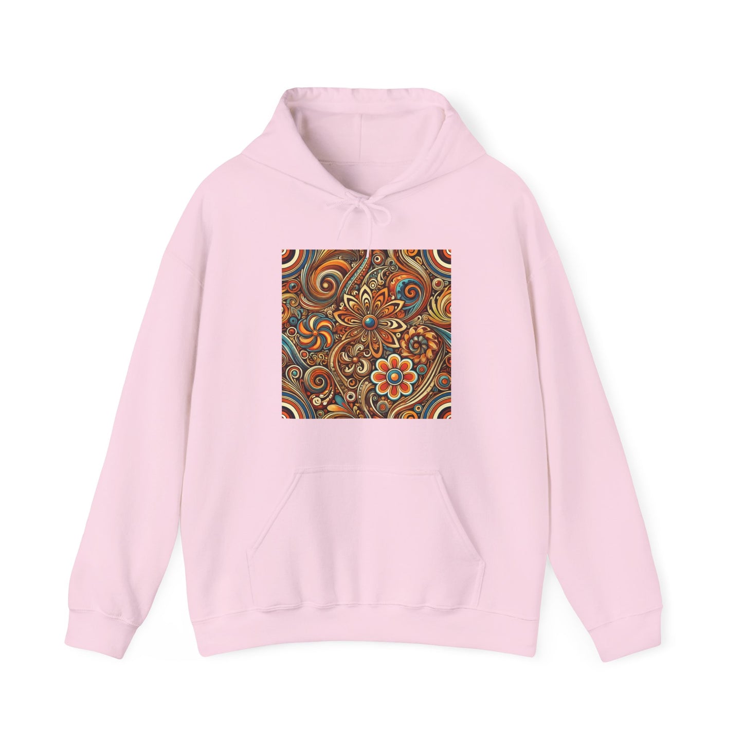 Ornate Abstract Floral Paisley Pattern Hoodie