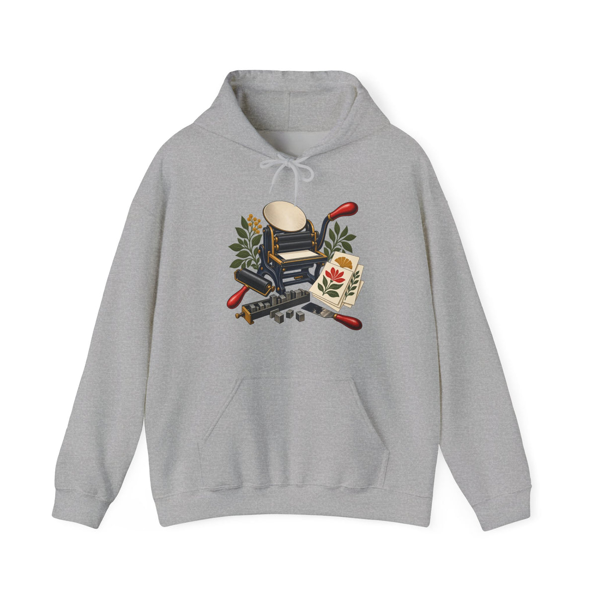 Botanical Letterpress Printshop Hoodie
