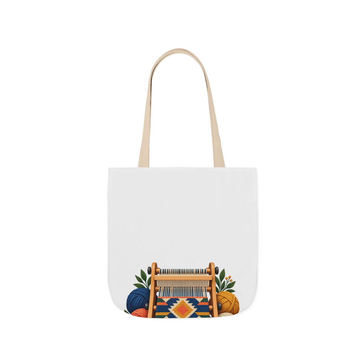 Geometric Hand Weaving Workshop Tote Bag