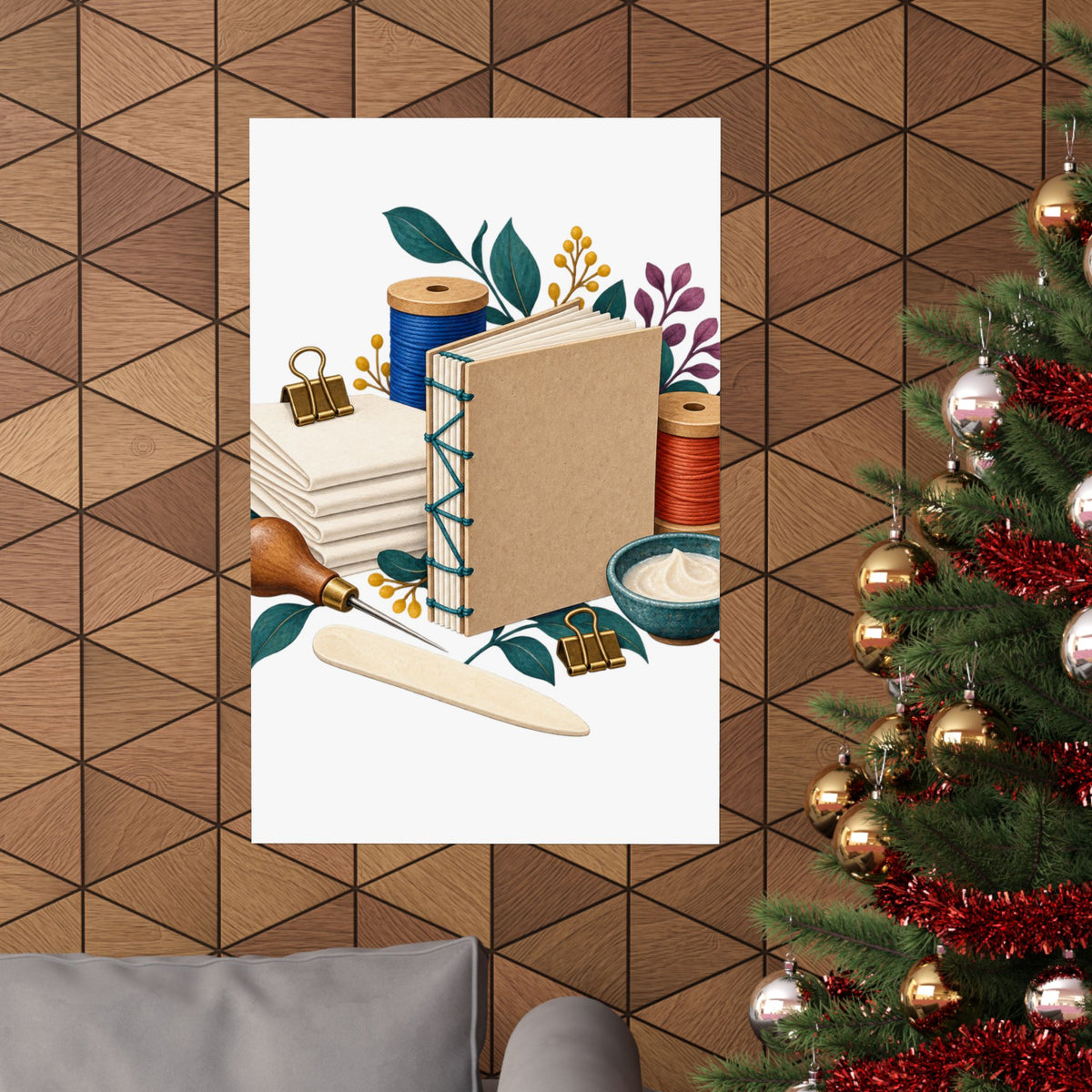 Hand Bookbinding Workshop Poster
