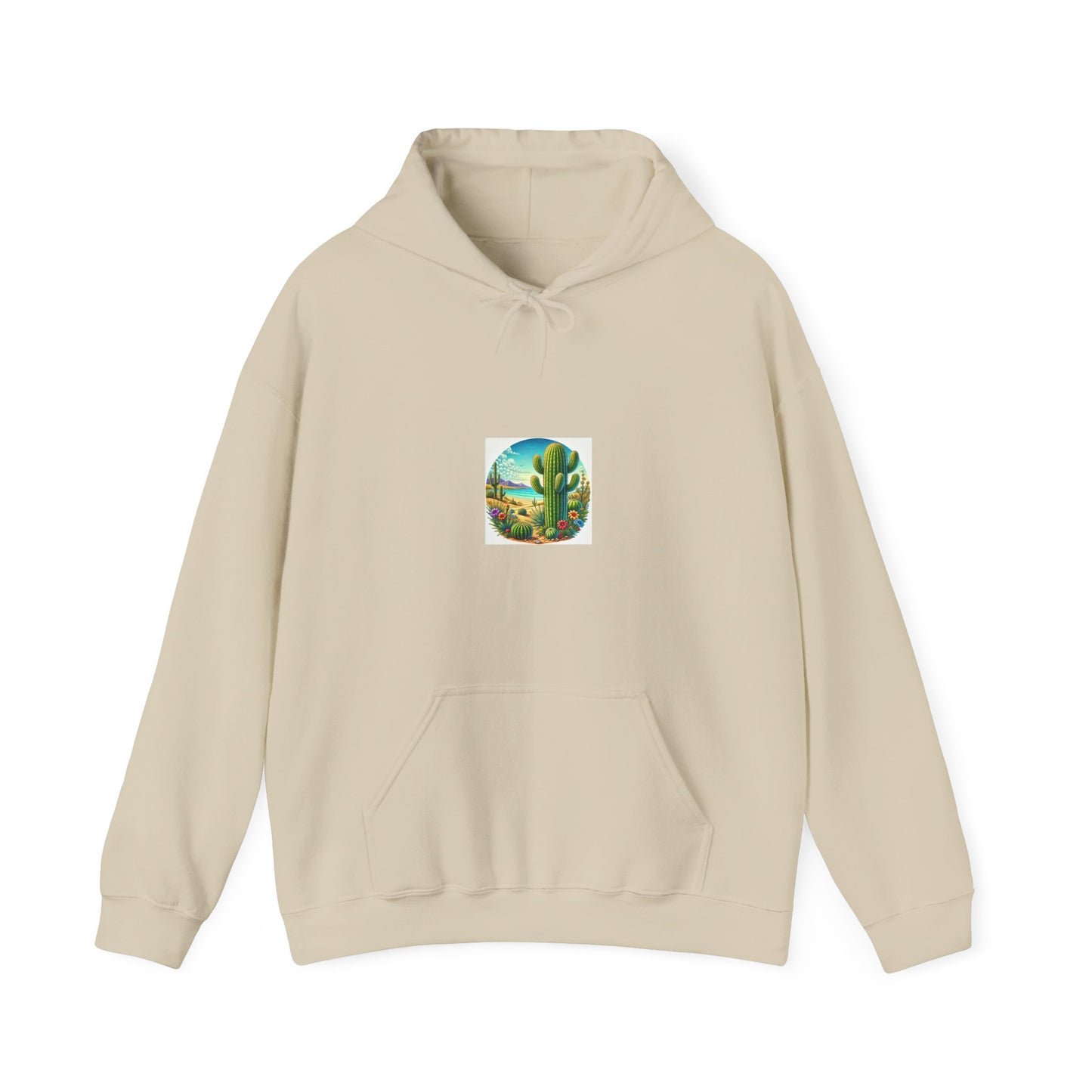 Desert Cactus Bloom Garden Botanical Graphic Hoodie Plant Lover Gift