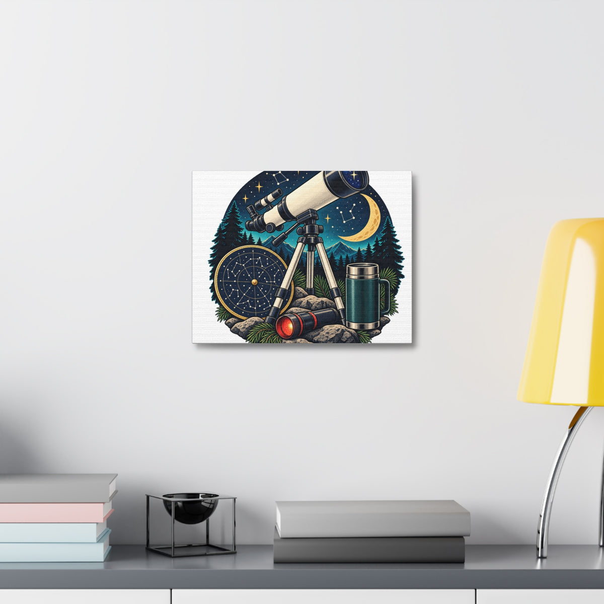 Backyard Stargazing Workshop Canvas