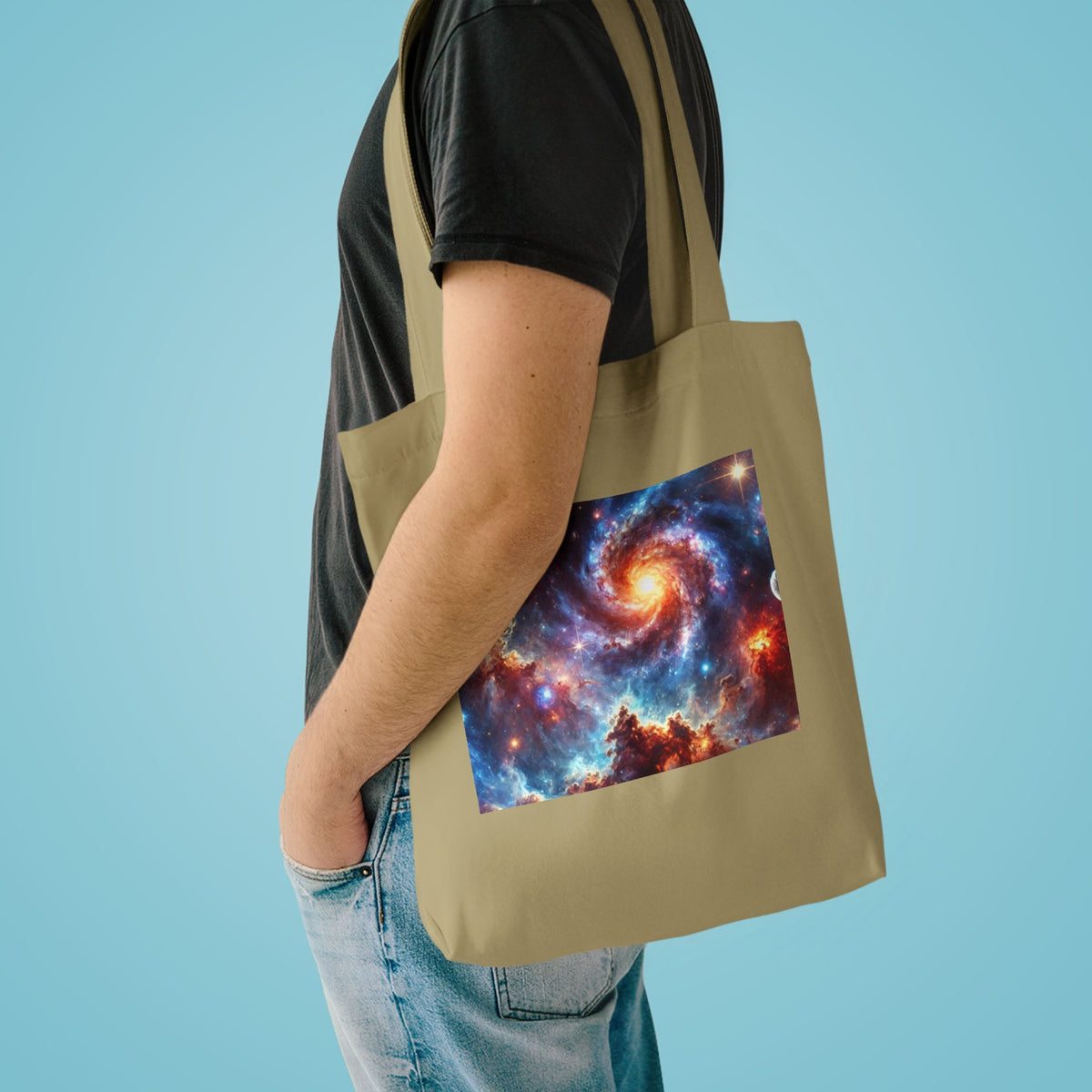 Galaxy Nebula Dreamscape Abstract Space Tote Bag Astronomy Gift