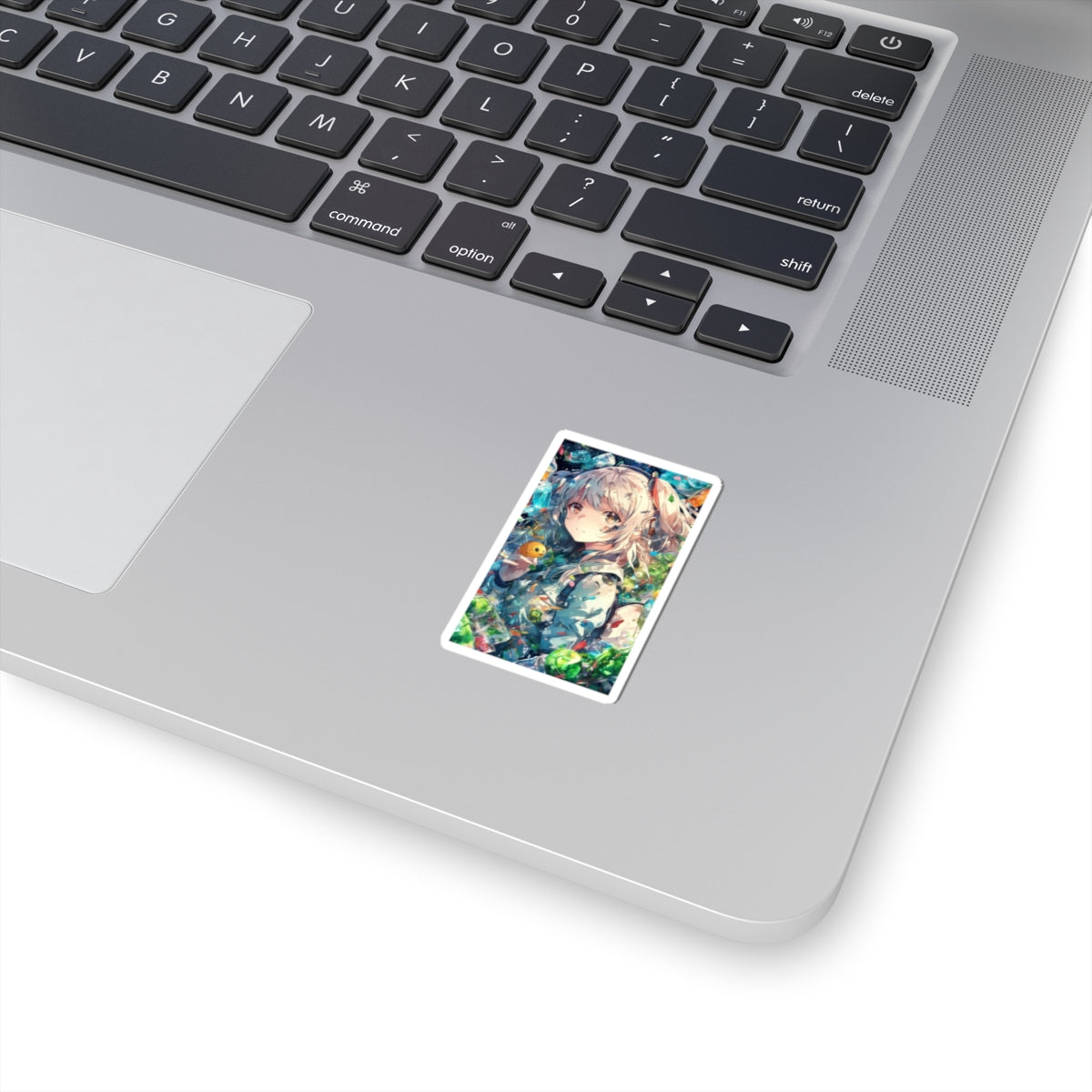 Crystal Bottle Anime Portrait Kawaii Laptop Sticker