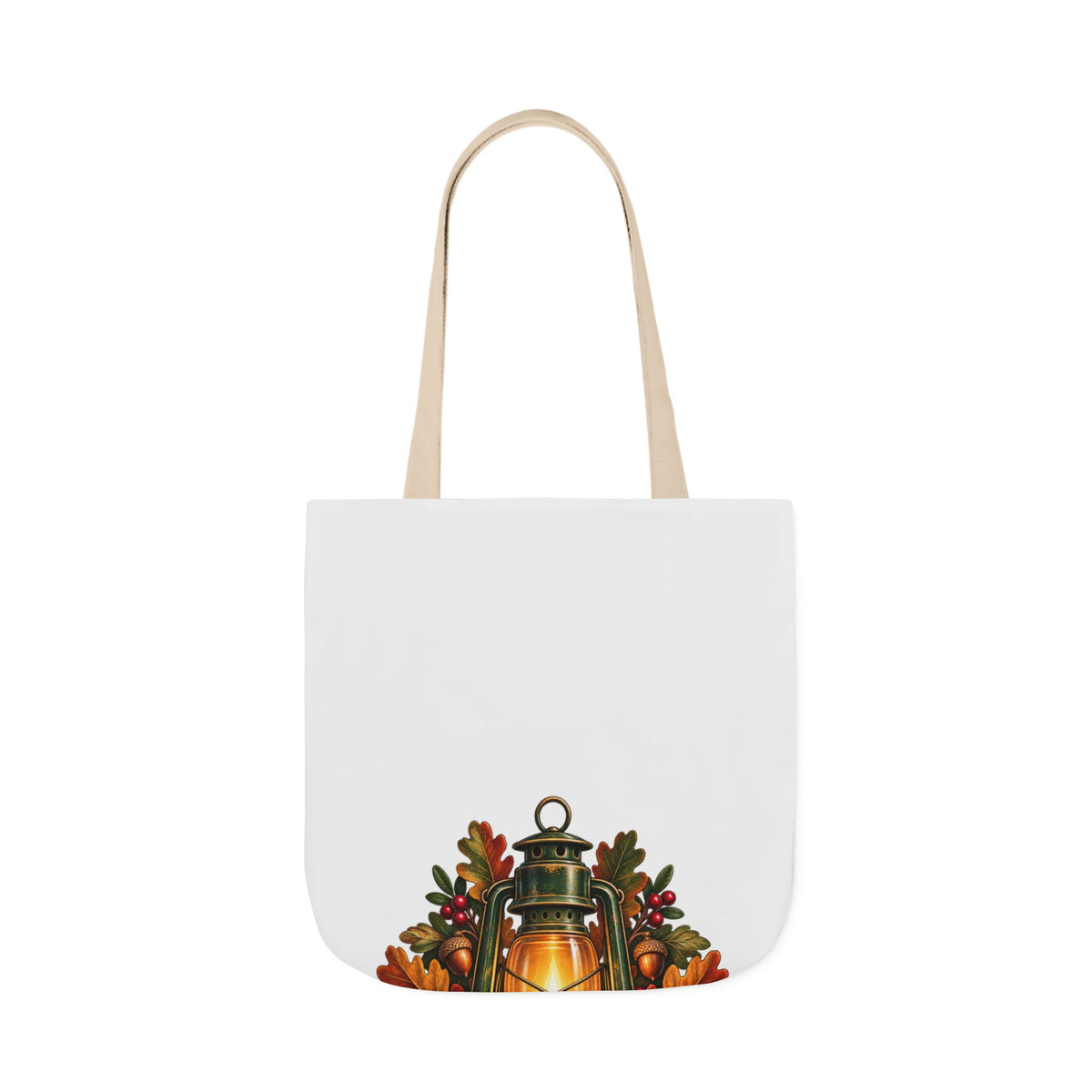 Autumn Oak Lantern and Acorns Tote Bag