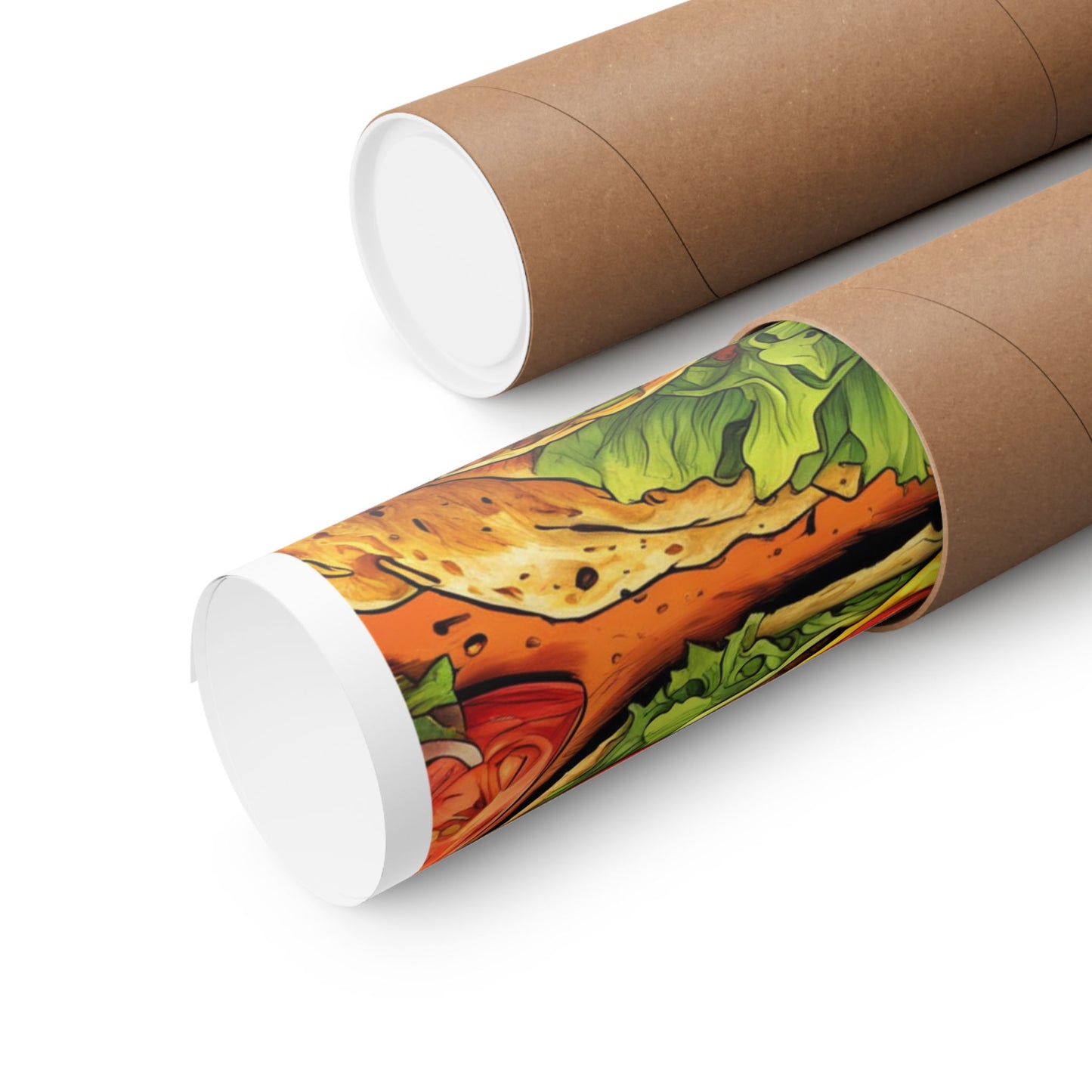 Stacked Taco Fiesta Foodie Gift Art Poster