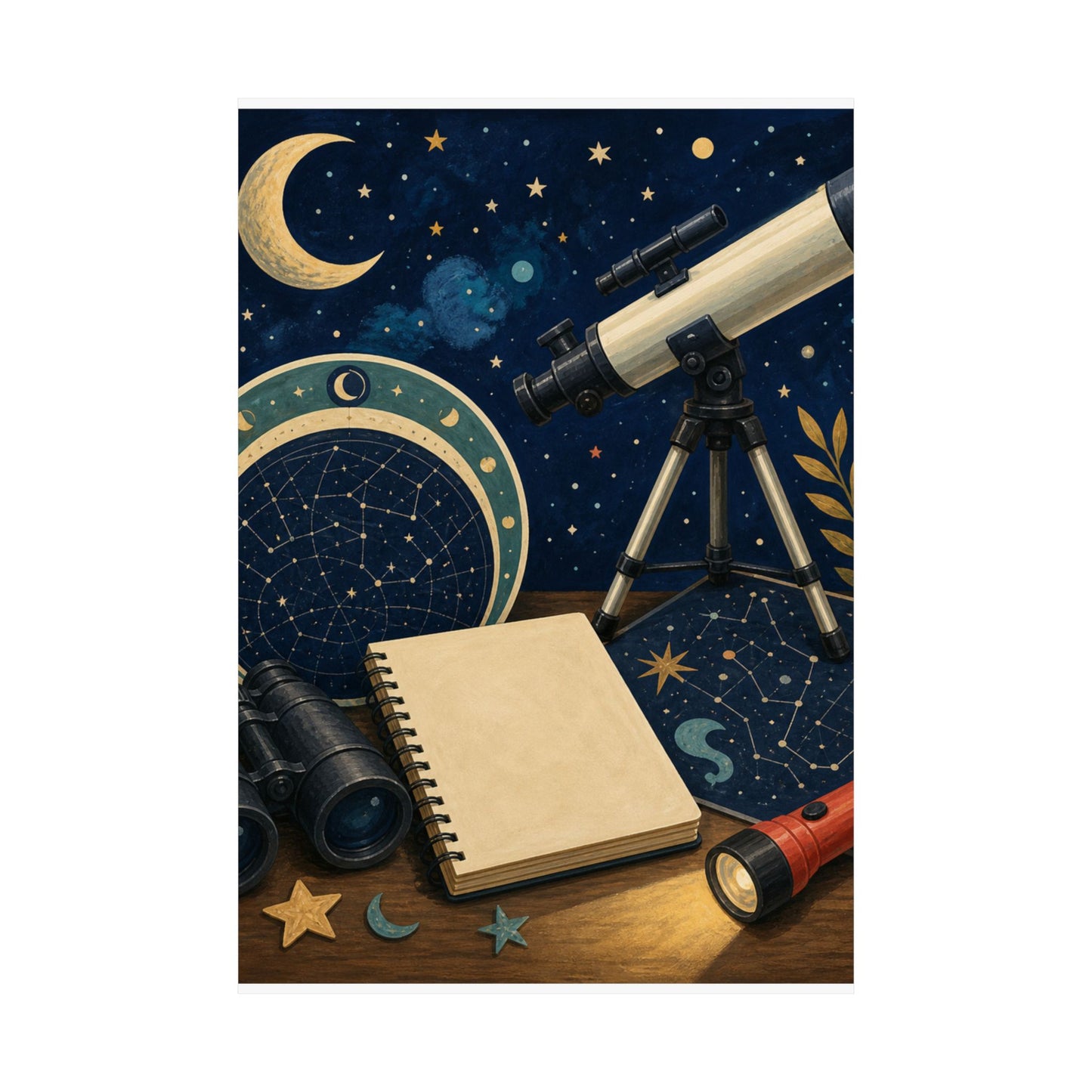 Classic Stargazing Astronomy Hobby Poster