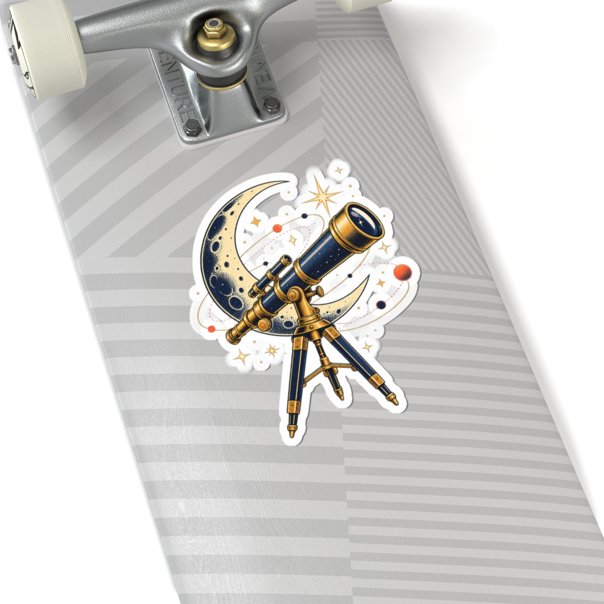 Vintage Telescope Celestial Astronomy Sticker