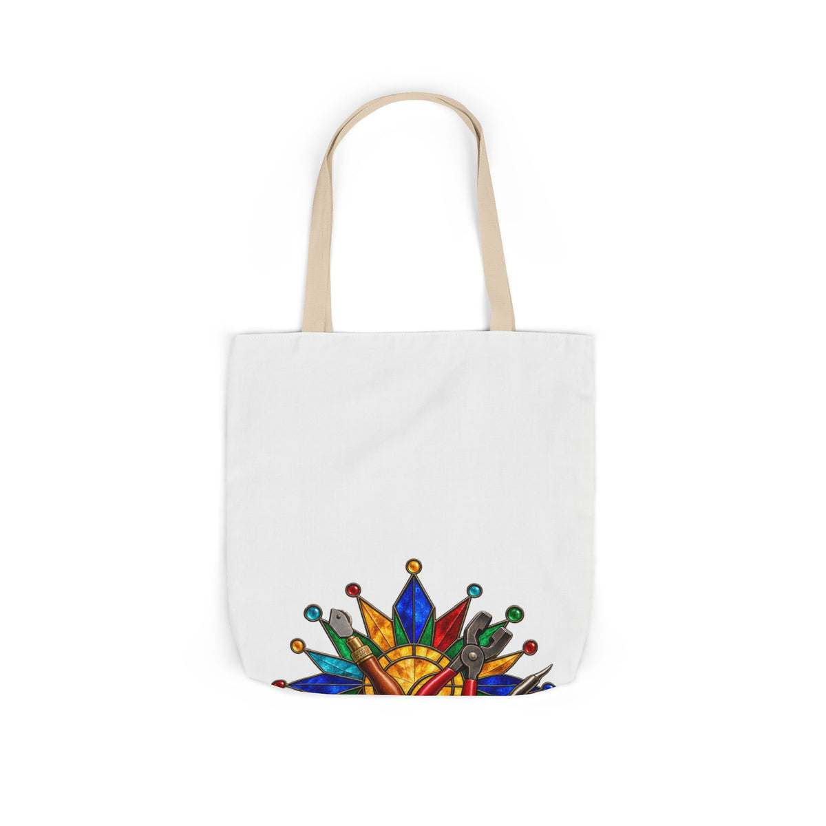 Stained Glass Workshop Tools Tote Bag