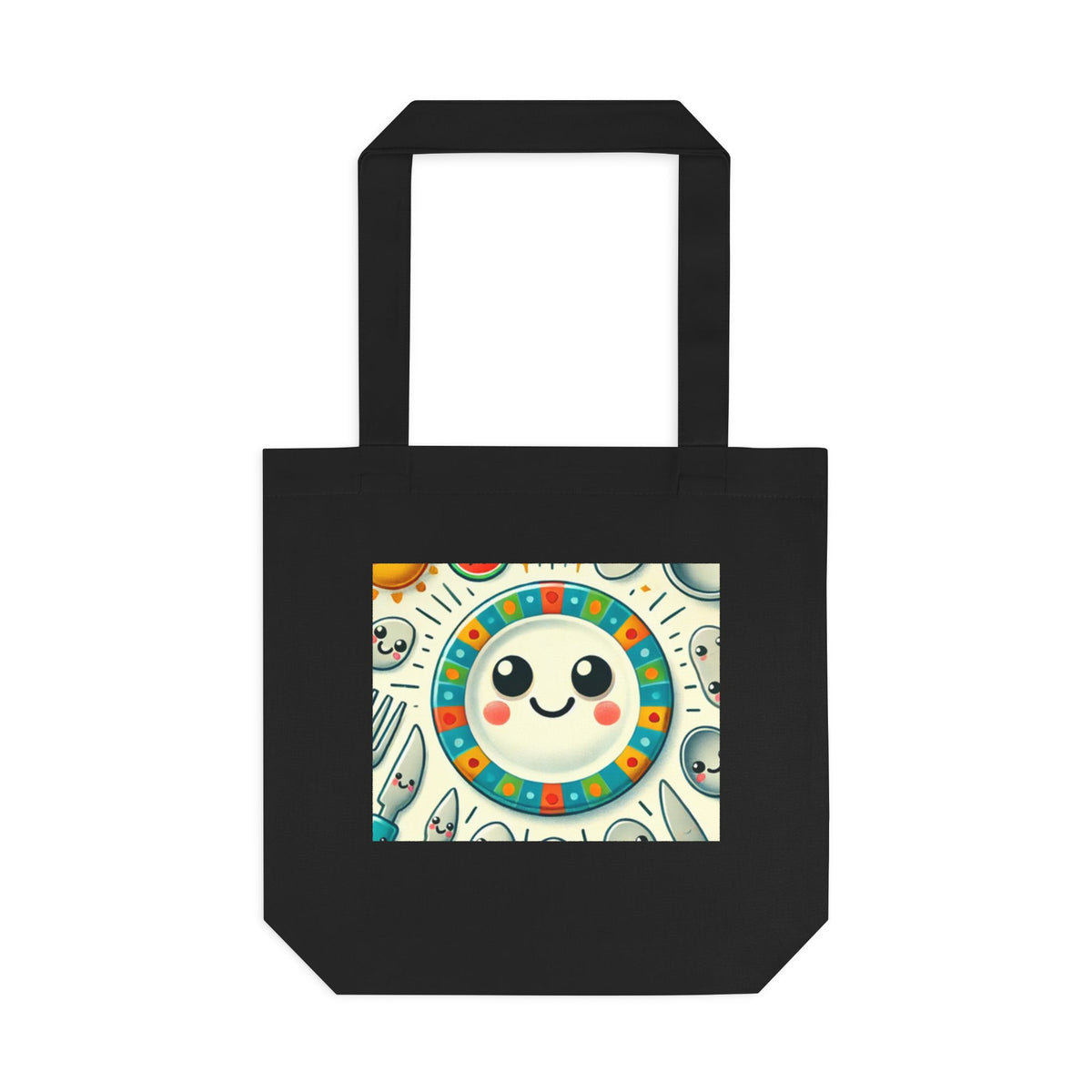 Happy Little Kitchen Club Kawaii Food Lover Market Tote Bag for Bakers