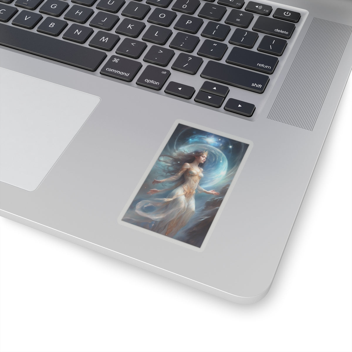 Lunar Celestial Queen Fantasy Portrait Sticker