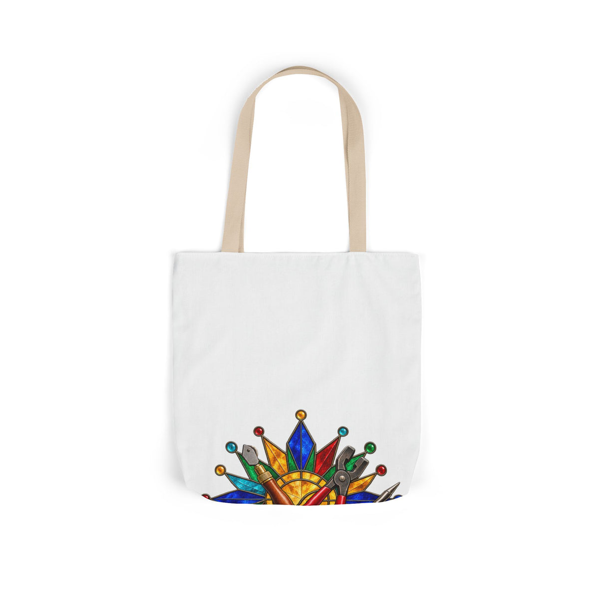 Stained Glass Workshop Tools Tote Bag
