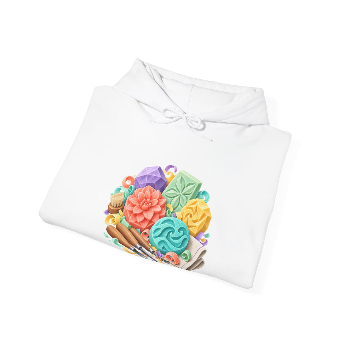 Colorful Soap Carving Workshop Hoodie