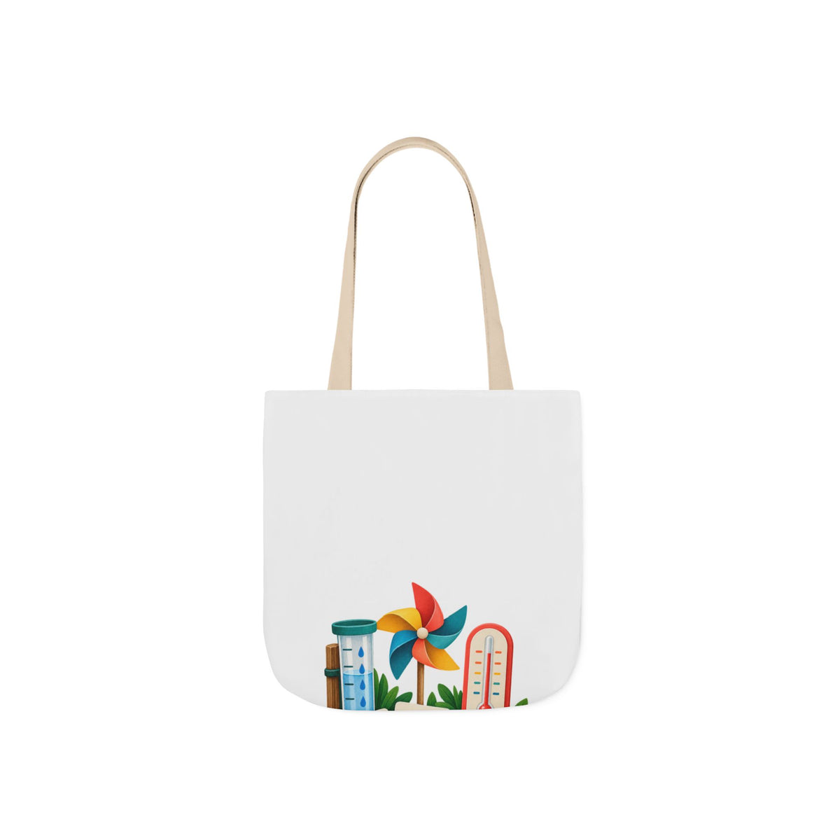 Colorful Backyard Weather Watching Kit Tote Bag
