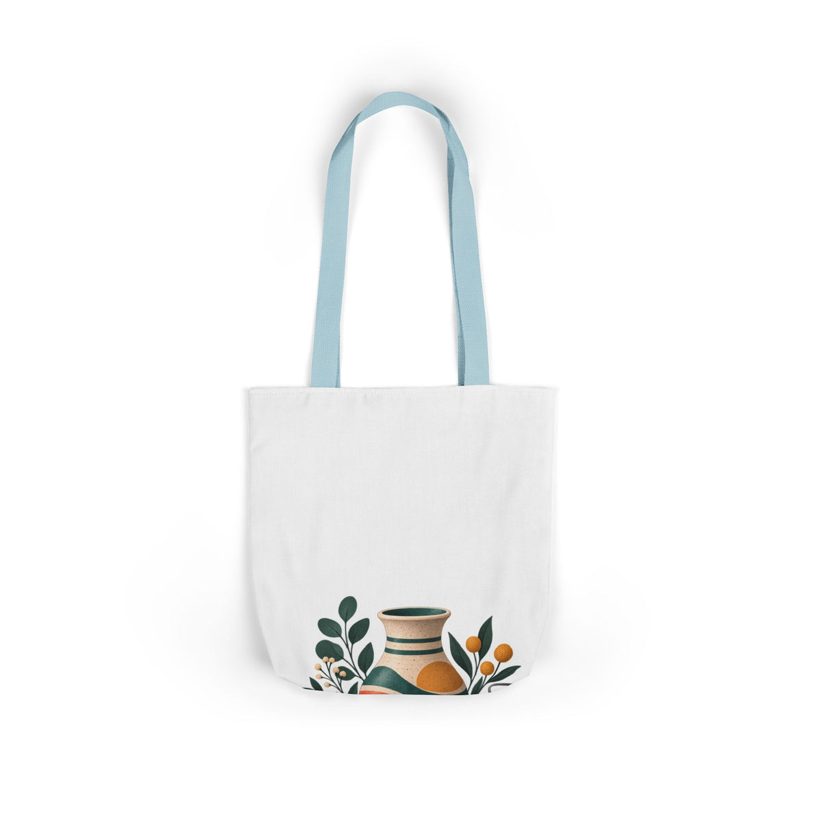 Midcentury Pottery Botanical Art Tote Bag