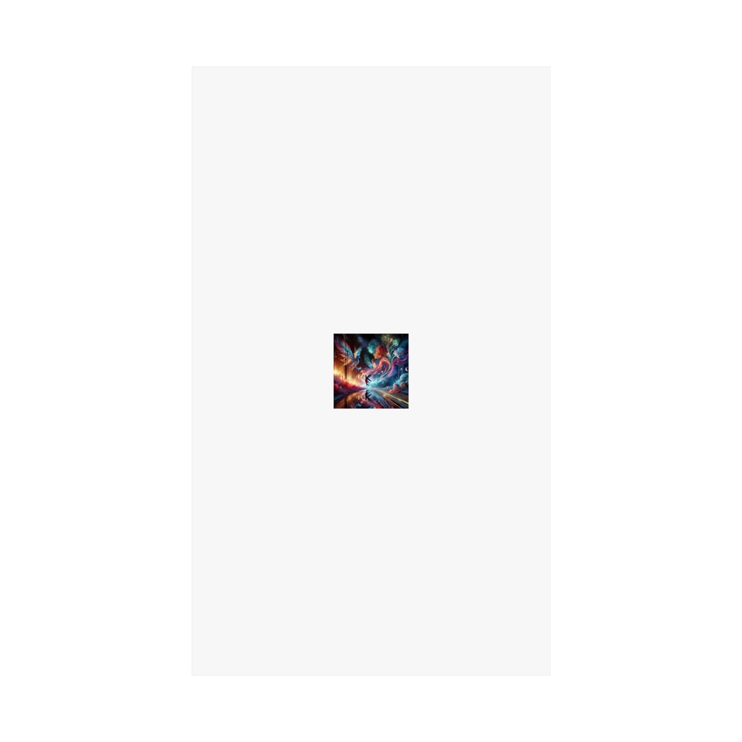 Cosmic Aurora Dancer Dreamscape Celestial Dance Poster