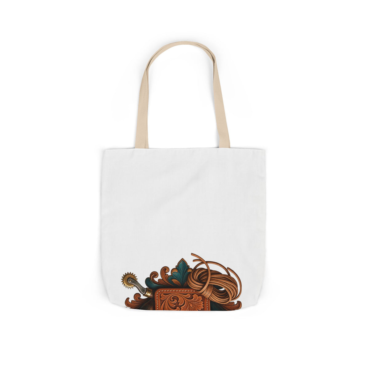 Traditional Leather Tooling Workshop Tote Bag