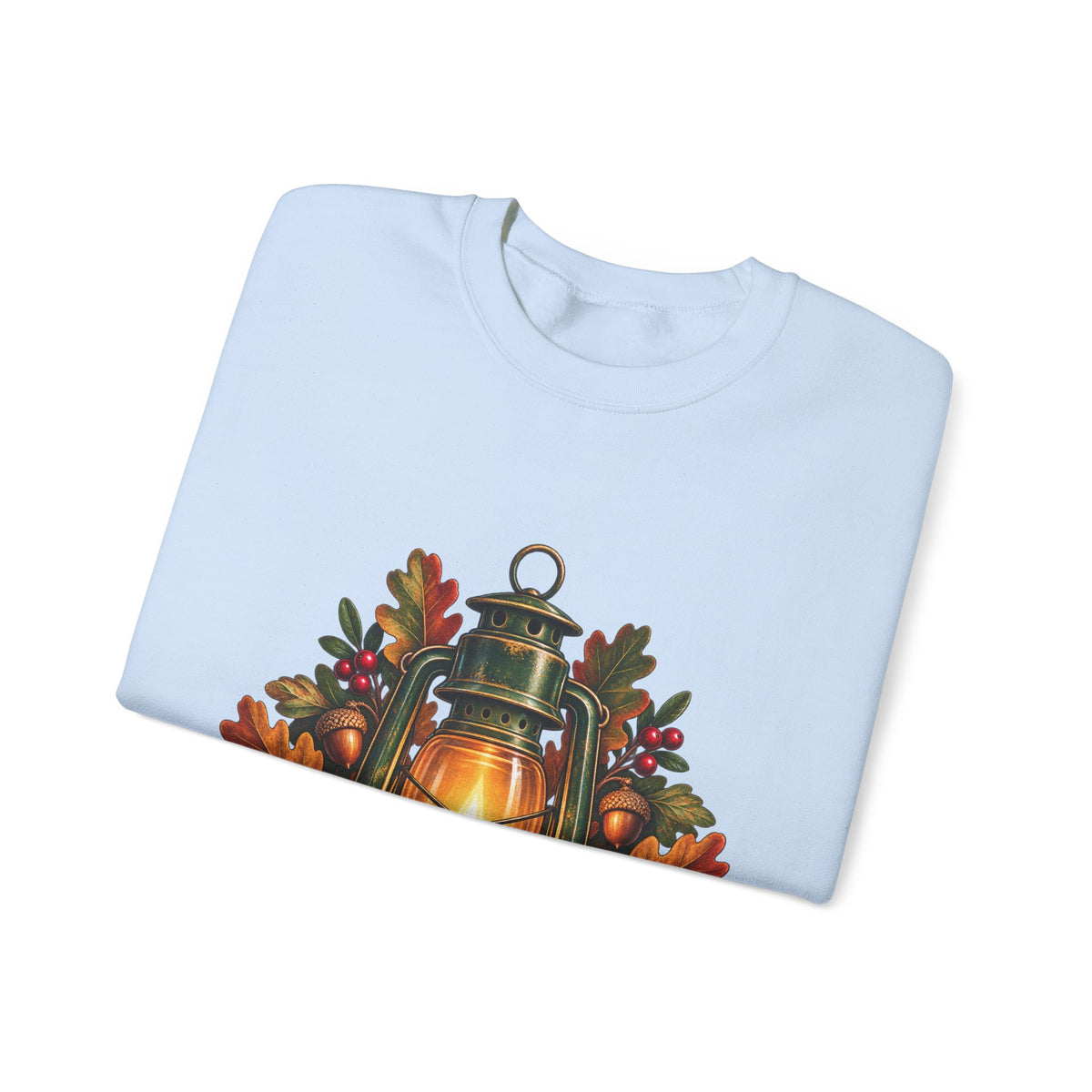 Autumn Oak Lantern and Acorns Sweatshirt