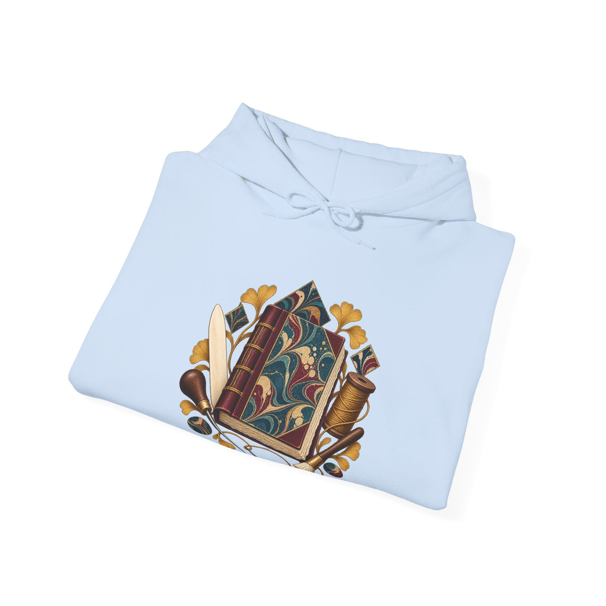 Traditional Marbled Bookbinding Workshop Hoodie