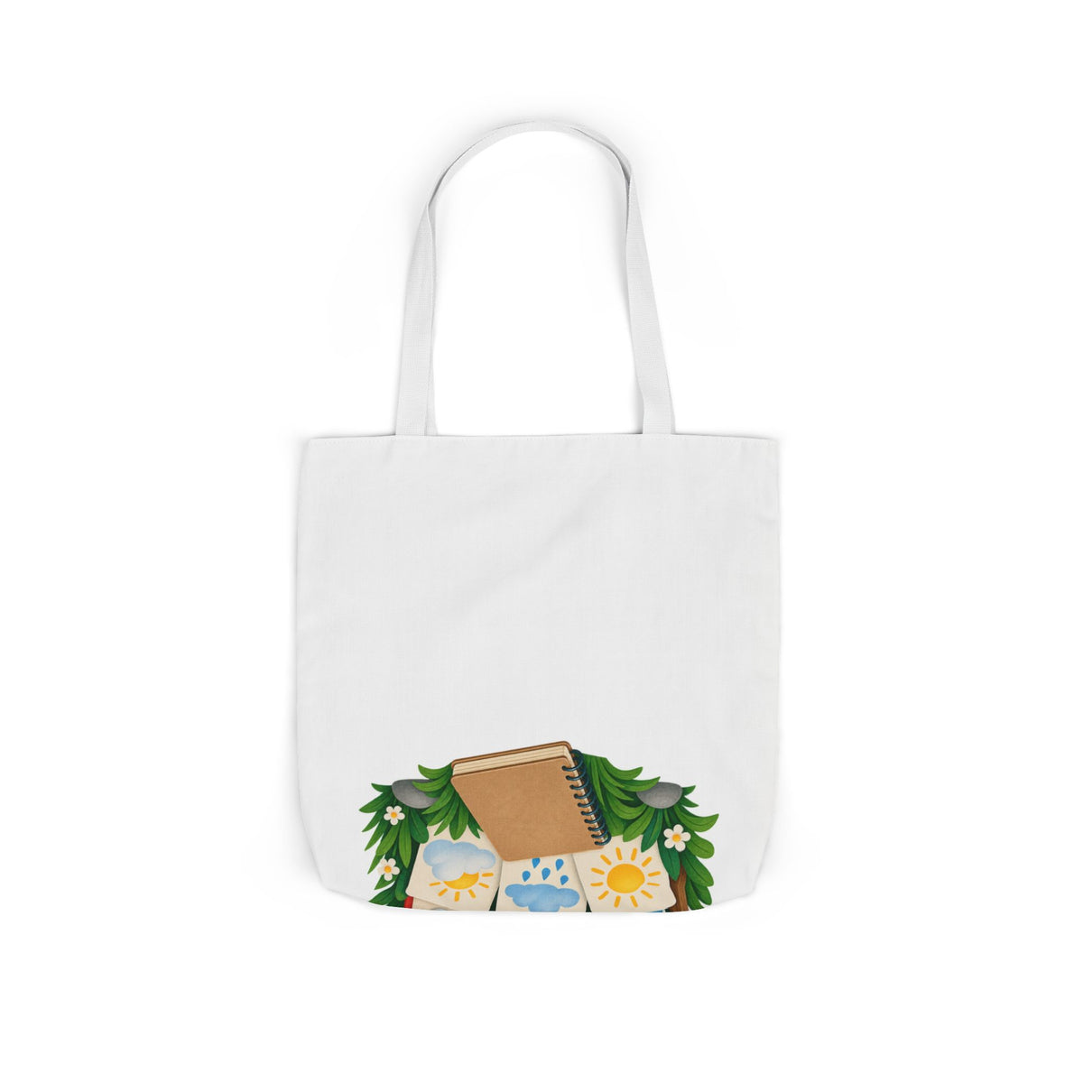 Colorful Backyard Weather Watching Kit Tote Bag