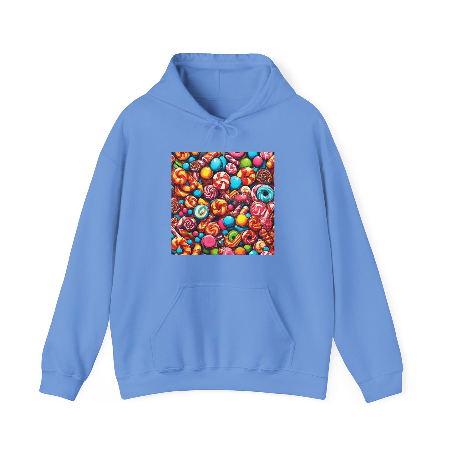 Colorful Candy and Lollipop Pattern Hoodie