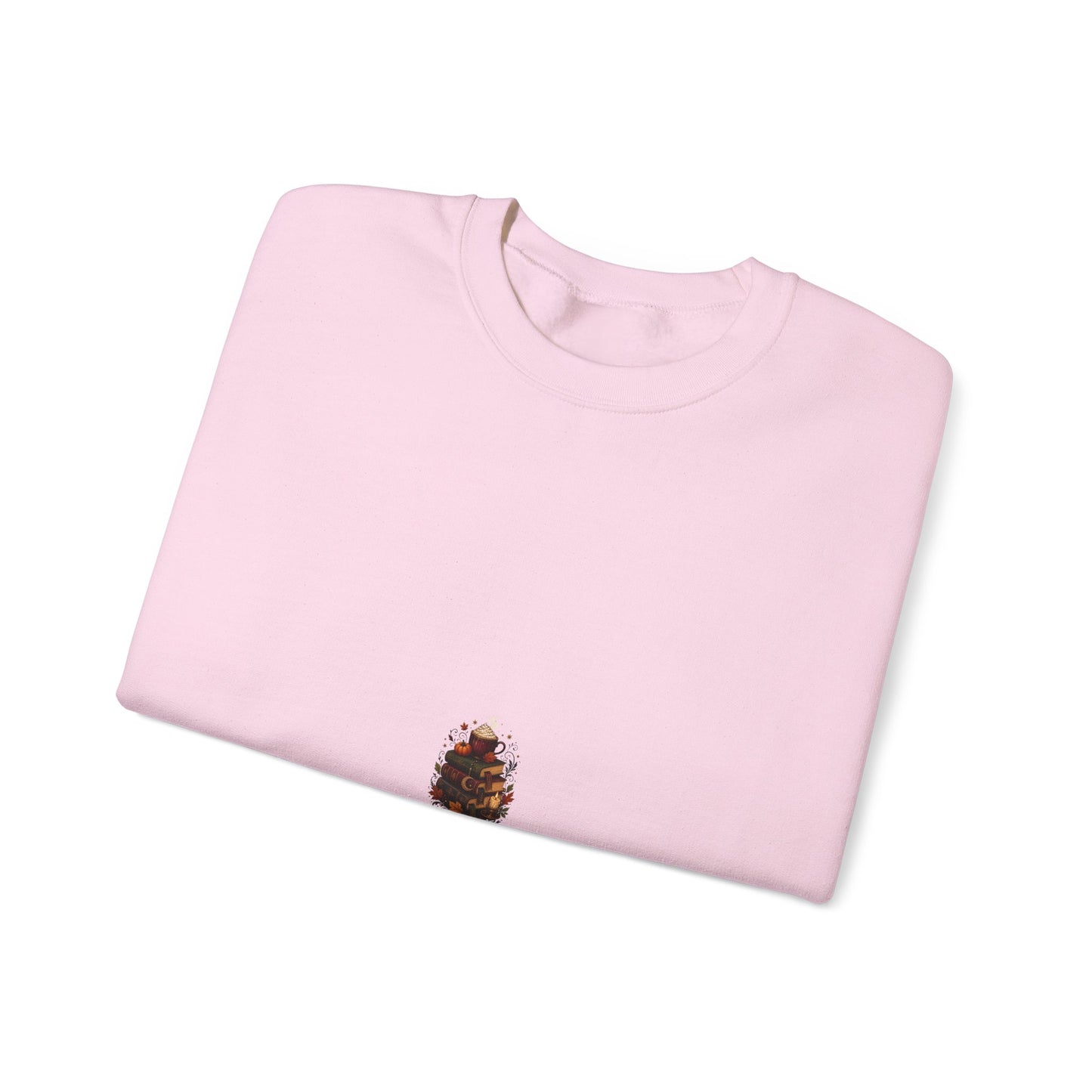 Autumn Library Latte Stack Book Lover Sweatshirt