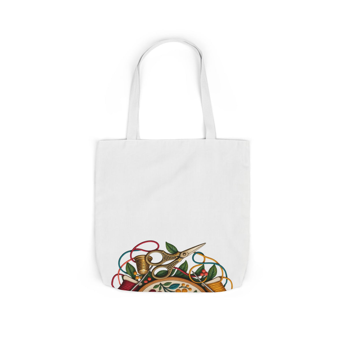 Botanical Embroidery Workshop Tote Bag