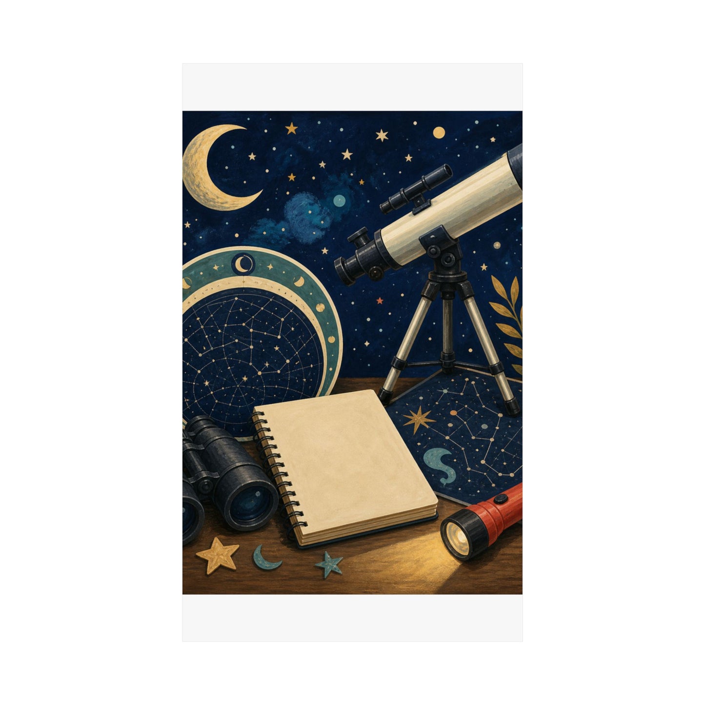 Classic Stargazing Astronomy Hobby Poster