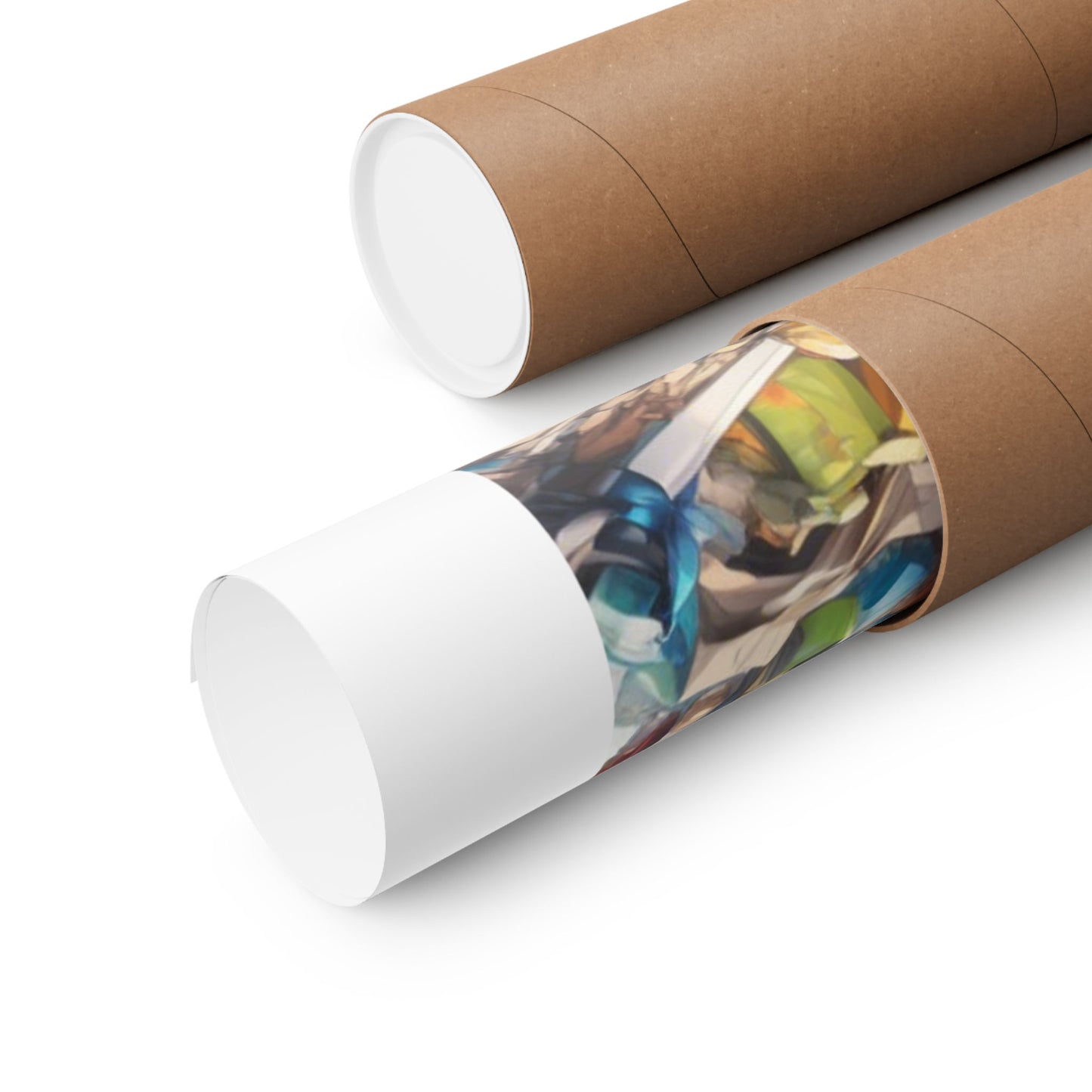 Recycling Rescue Anime Heroine Eco Street Art Poster
