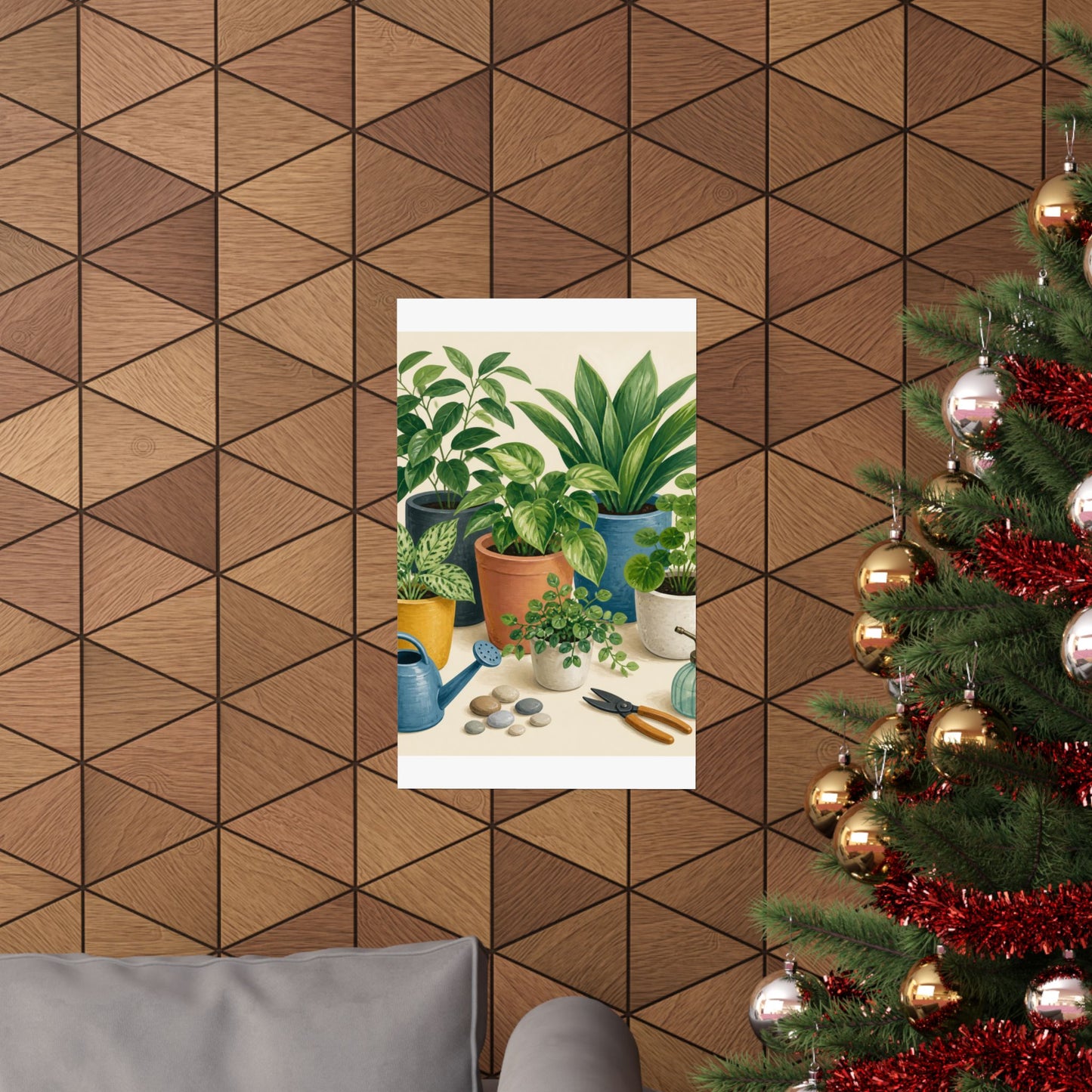 Calm Indoor Houseplant Collection Art Poster