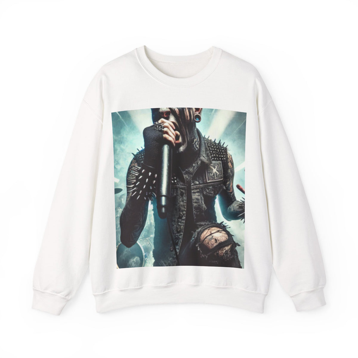 Punk Rock Vocalist Stage Energy Soft Music Sweatshirt