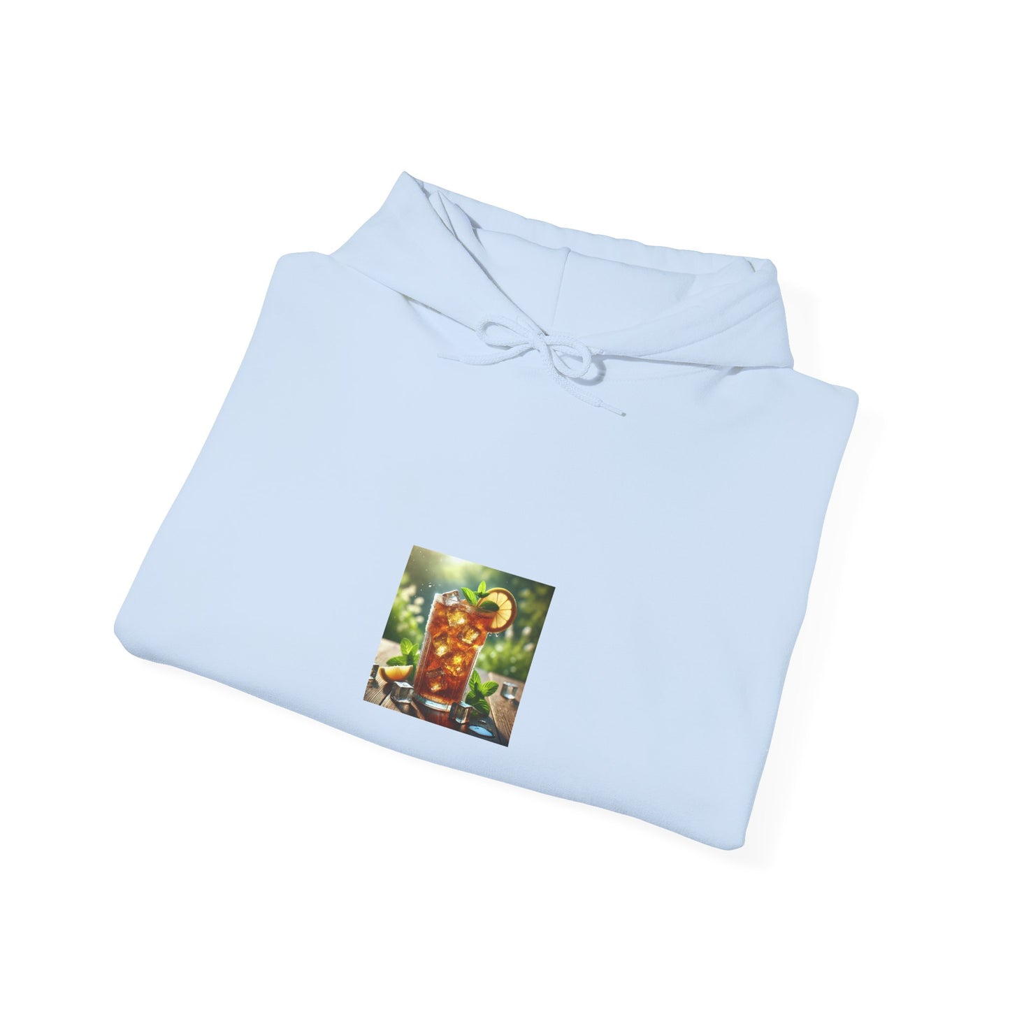 Sunlit Iced Tea Lemon Mint Cozy Summer Drink Hoodie