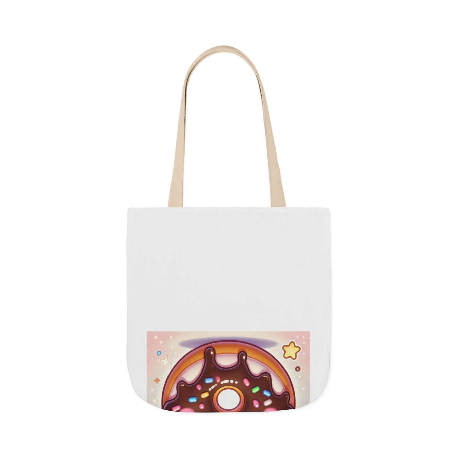 Kawaii Chocolate Donut Cute Dessert Art Tote Bag