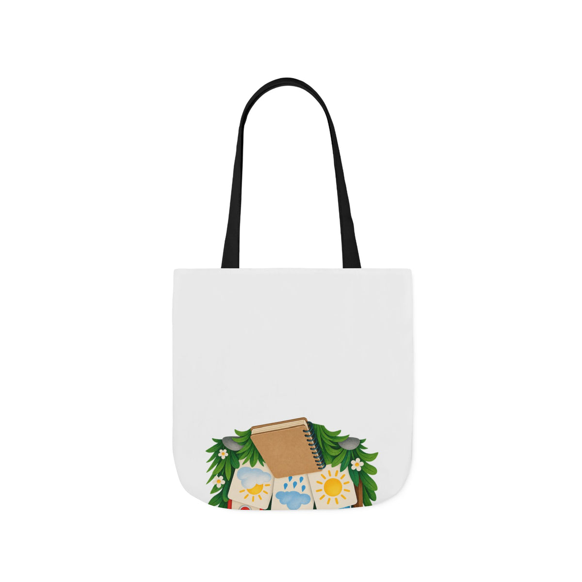 Colorful Backyard Weather Watching Kit Tote Bag