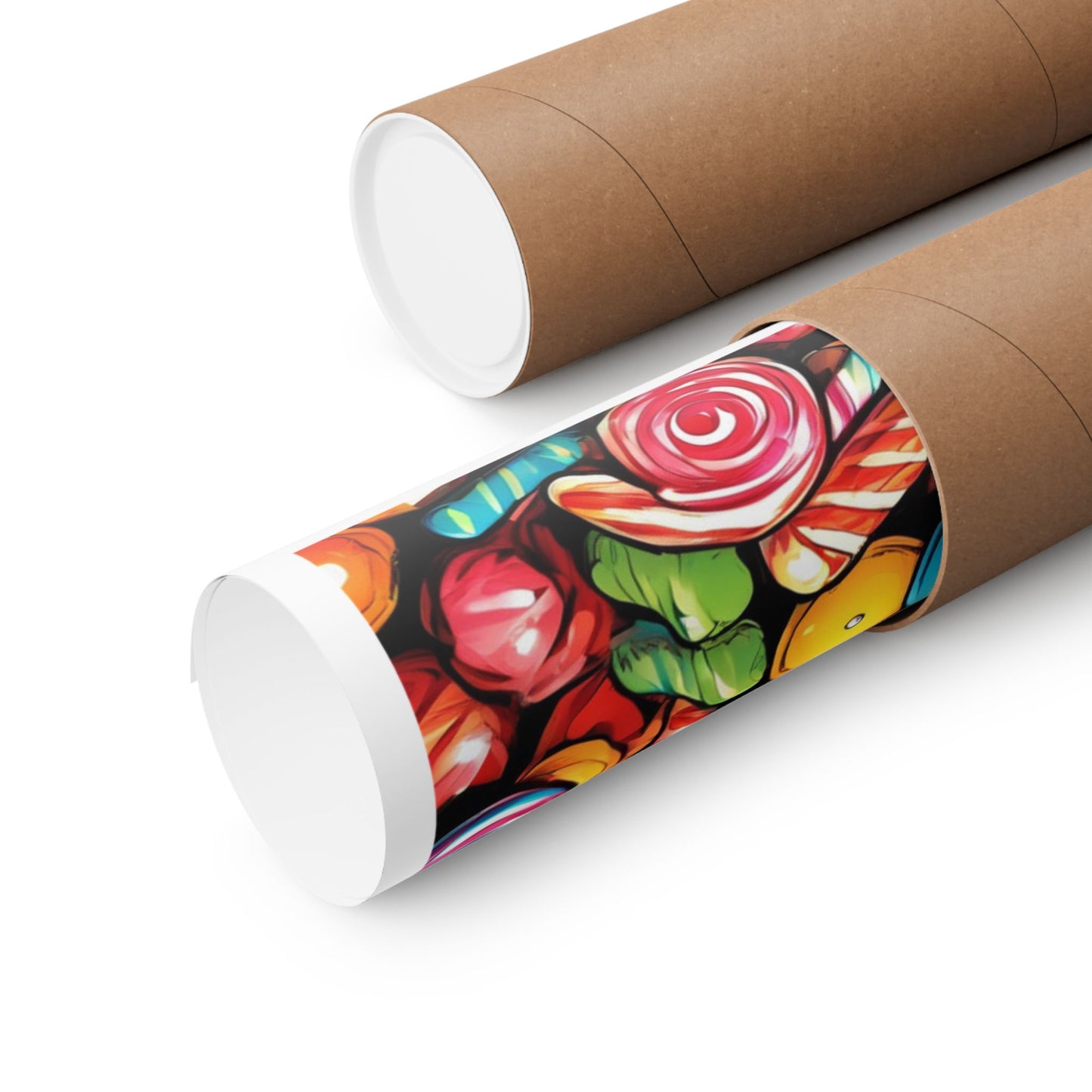 Colorful Candy Pattern Sweets Gift Art Poster