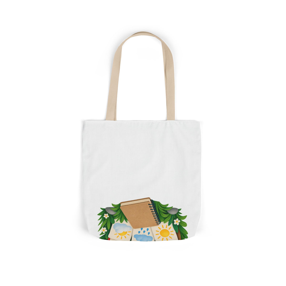 Colorful Backyard Weather Watching Kit Tote Bag