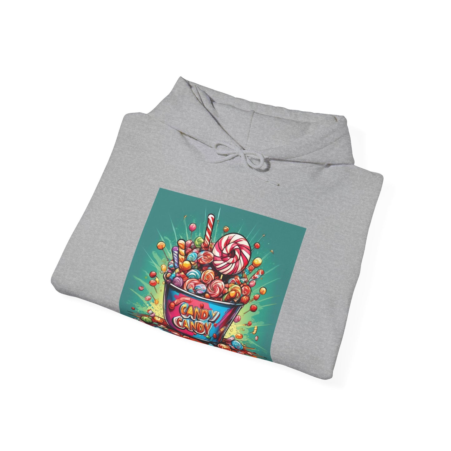 Holiday Candy Bucket Sweets Gift Art Hoodie