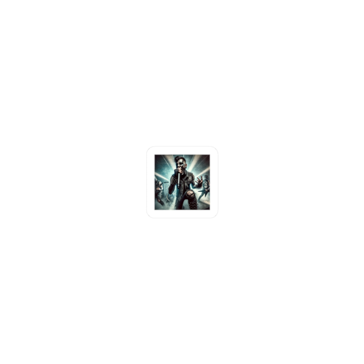 Punk Rock Vocalist Stage Energy Music Sticker