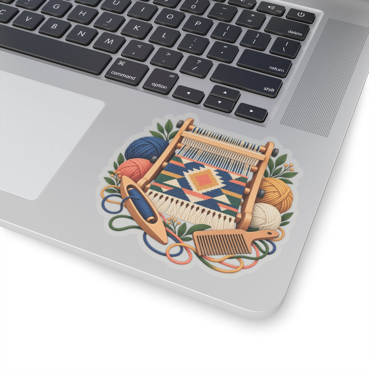 Geometric Hand Weaving Workshop Sticker