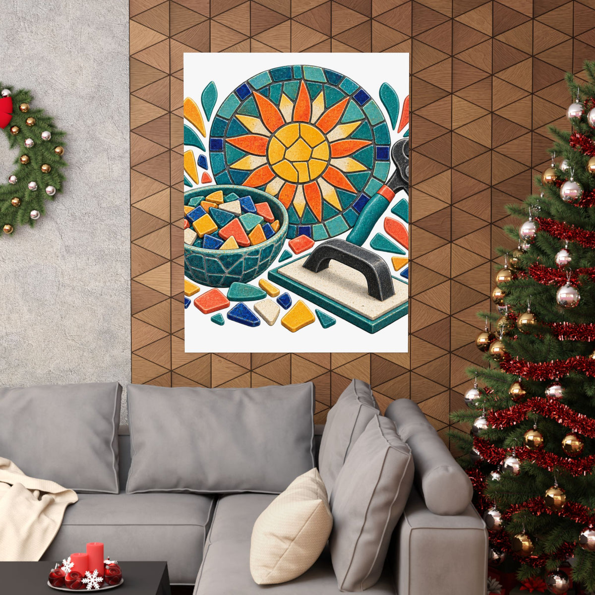 Sunburst Mosaic Making Workshop Poster