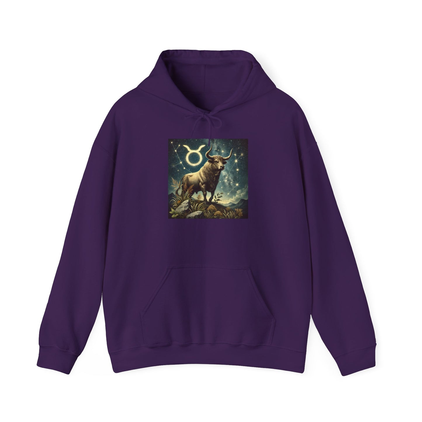 Taurus Zodiac Sign Unisex Hooded Sweatshirt - Cozy Heavy Blend™ Hoodie with Stylish Astrological Design - Great Gift Idea!