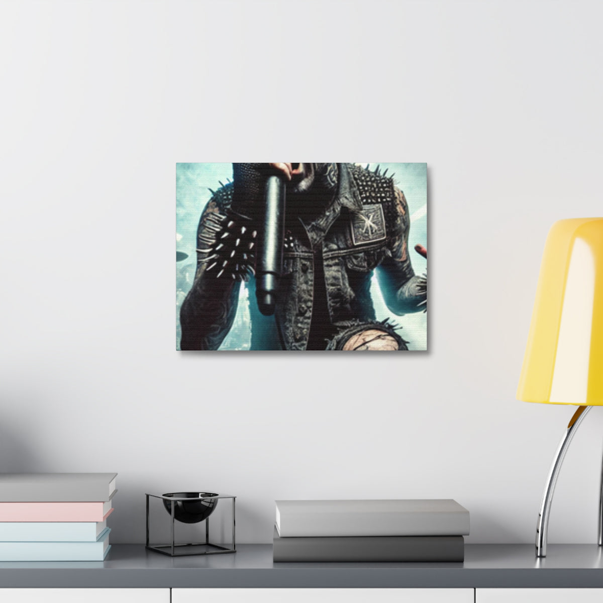 Punk Rock Vocalist Stage Energy Music Room Canvas Art