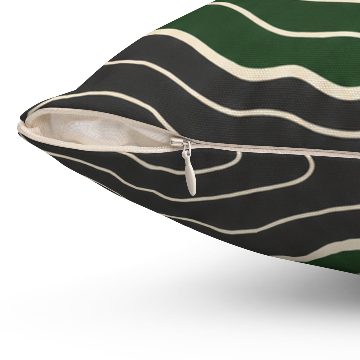 Topographic Sunrise Mid Century Decorative Pillow