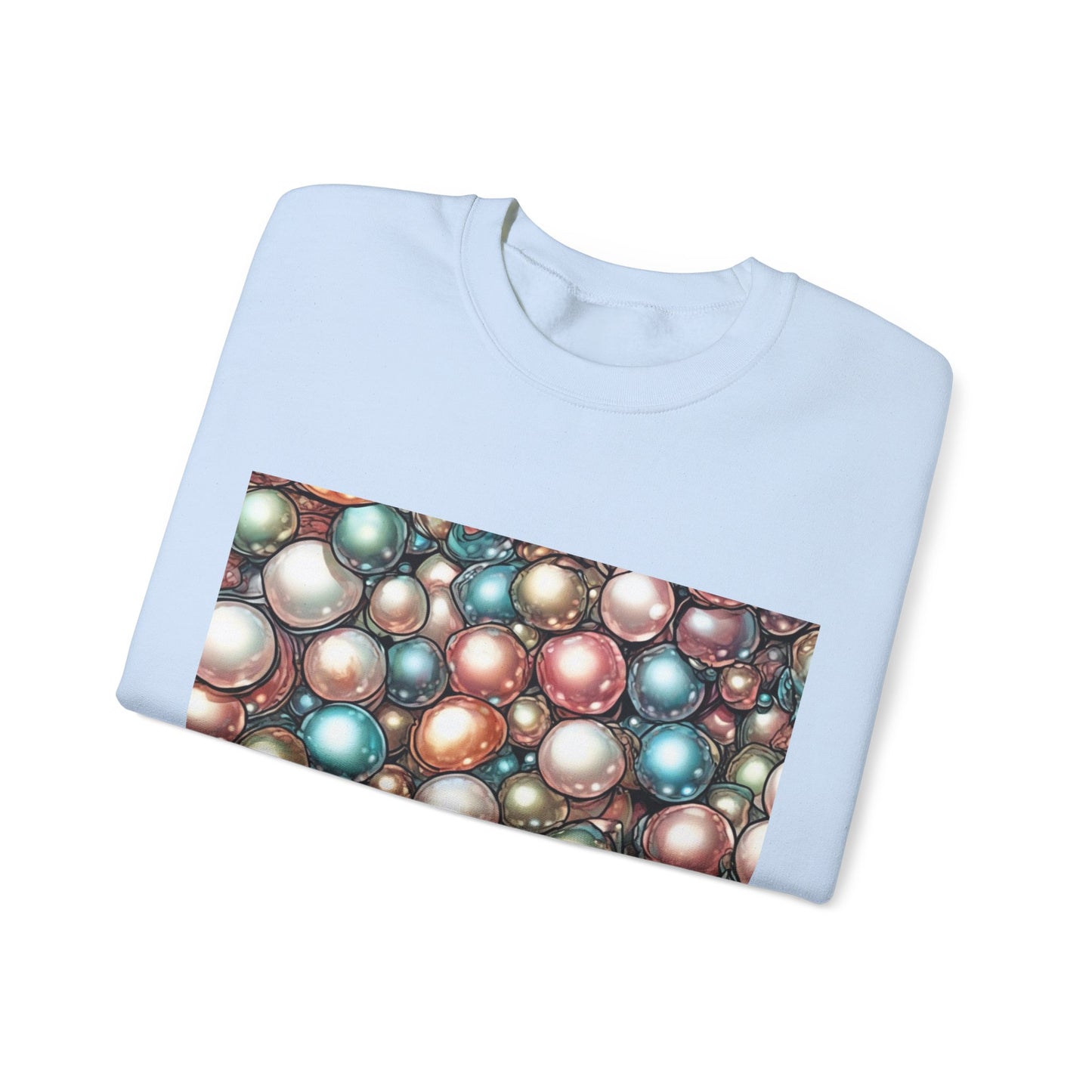 Rainbow Pearl Marble Abstract Gift Art Sweatshirt