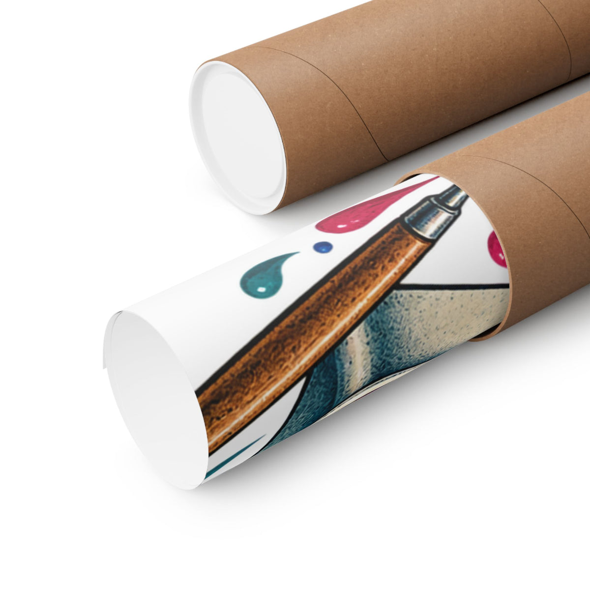 Colorful Paper Marbling Workshop Poster