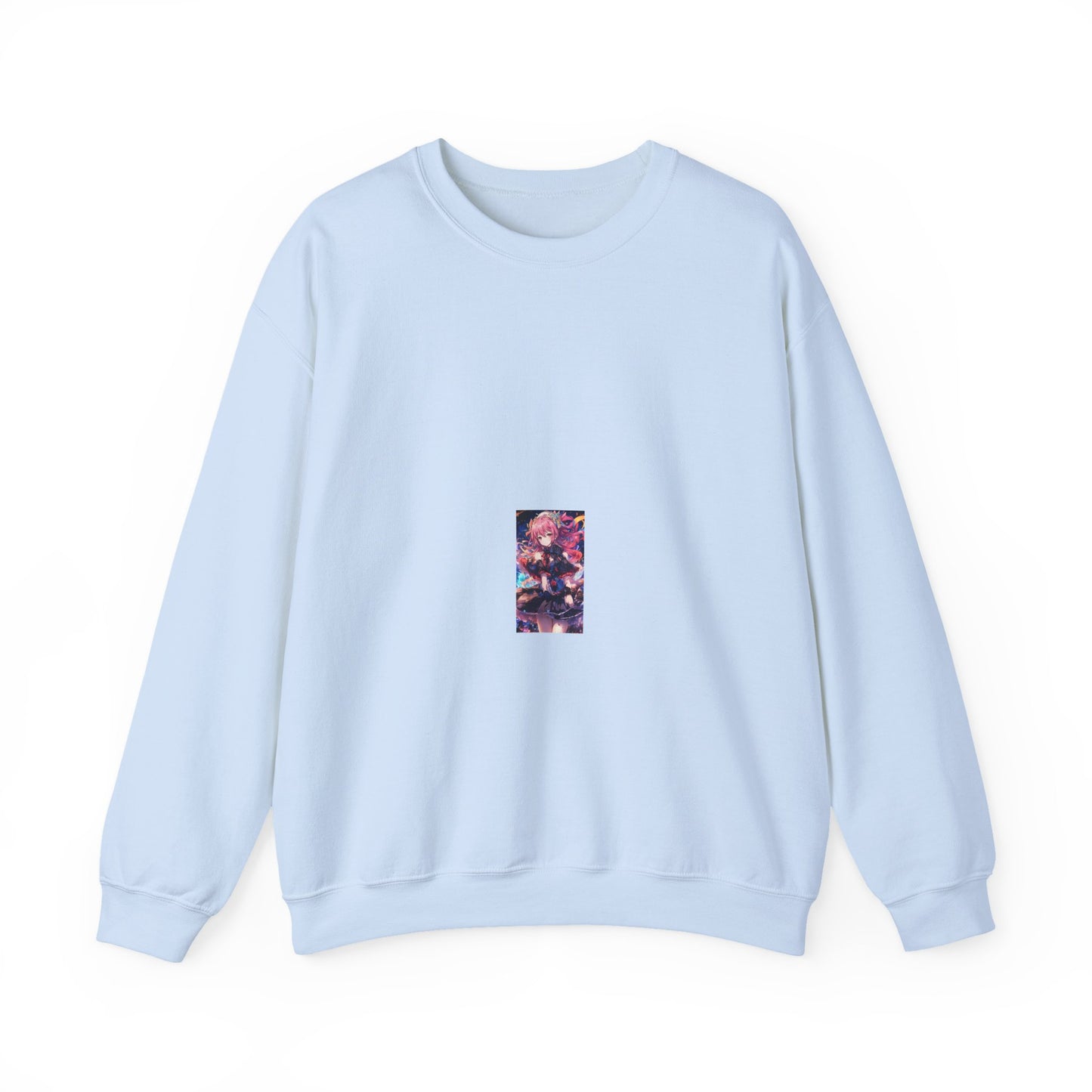 Pink Haired Fantasy Heroine Anime Portrait Sweatshirt