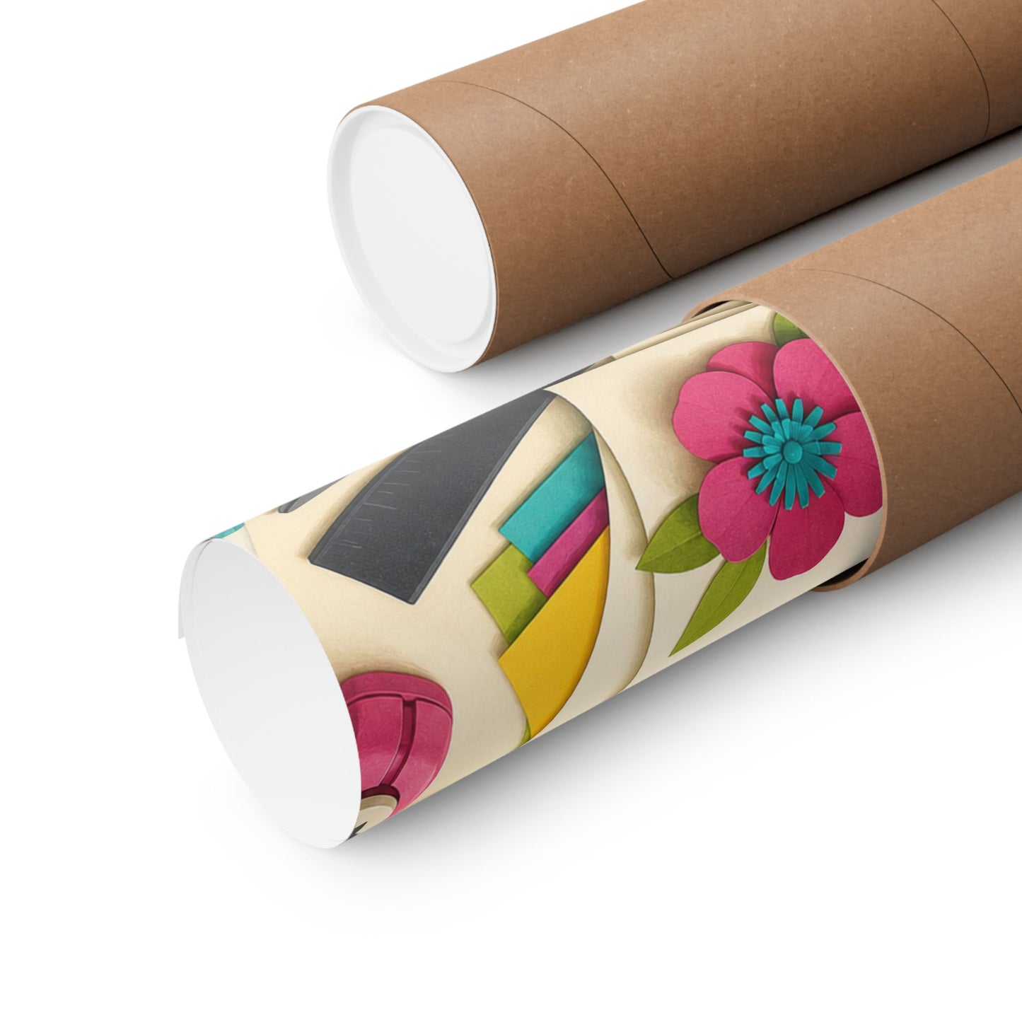 Bright Paper Crafting Hobby Poster