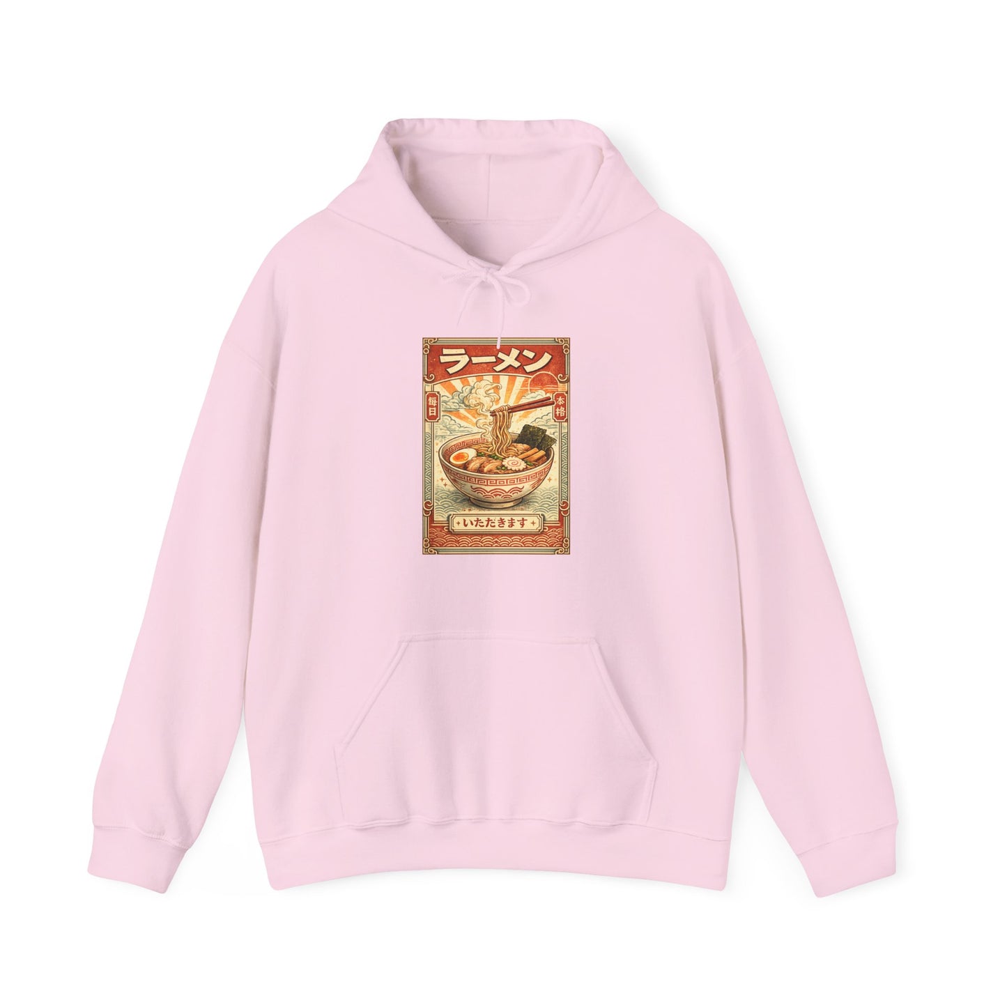 Vintage Ramen Bowl Illustration Hoodie